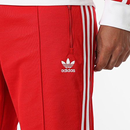 Adidas Originals - Ensemble De Survetement A Bandes CLassic TT IM4511 IM4547 Rouge Blanc